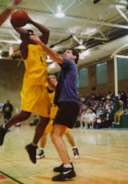 Student basketball at Penobscot